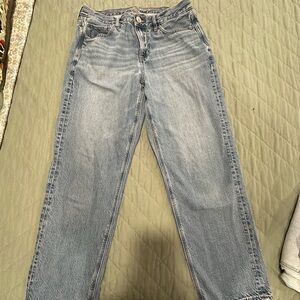 American Eagle Outfitters Light Blue Straight Leg Jeans